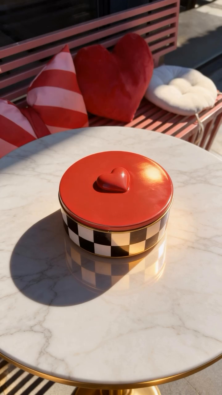 Elegant signature petit fours and celebration cakes by Atolye Norte arranged on dark marble